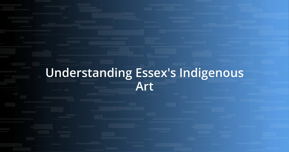 Understanding Essex